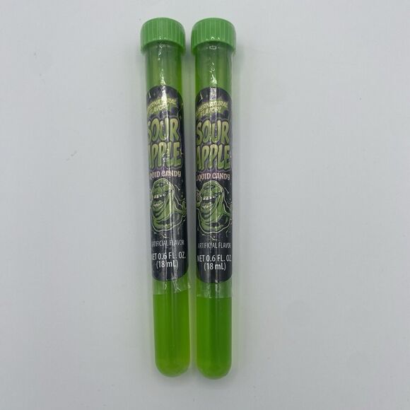2 Pack Formula Sour-Test Tube Liquid Sour Candy 0.6 Fl Oz Test Tubes Sweet Tart - Picture 1 of 3